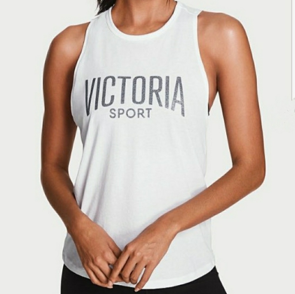 Victoria Sport White and Black Tank